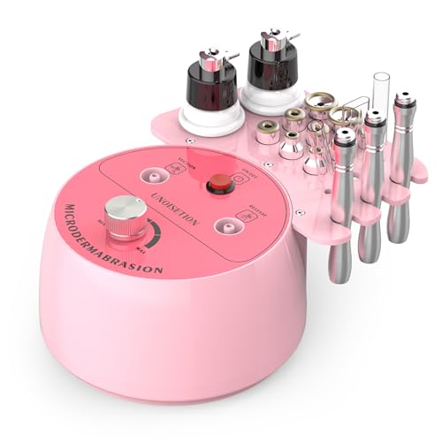 Diamond Microdermabrasion Machine Professional for Facial UNOISETION 3 in 1 Home Microdermabrasion Machine for Skin Exfoliating, Blackhead Removal, Spray Facial Moisturizing