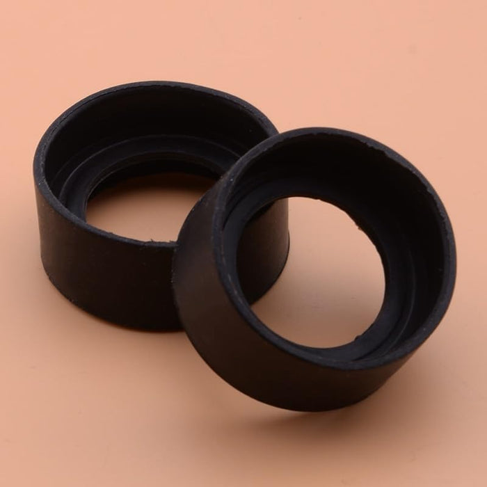 Replace Part for Machine 1 Pair Rubber Eyepiece Eye Covers Cups Guards Shield for Binocular Microscope