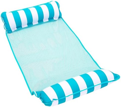 Aqua 4-in-1 Monterey Hammock Pool Float & Water Hammocks – 2-3-4 Multipacks – Multiple Colors/Styles – for Adults and Kids Floating