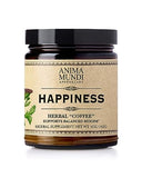 Anima Mundi Apothecary Happiness Powder - Energizing Herbal Coffee Powder with Ashwagandha, Rhodiola, Mucuna and More Mood Boosting Herbs (5oz / 141g)