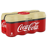 COCA-COLA Zero Sugar Vanilla 8 x 330ml Cans