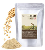 FARMER QUEEN Korean Traditional Fermented Soybean Powder 17.6oz - Nattokinase Source Cheonggukjang Powder Soy Bean Natto Powder, 500.0 grams, 17.6 Ounce, 1