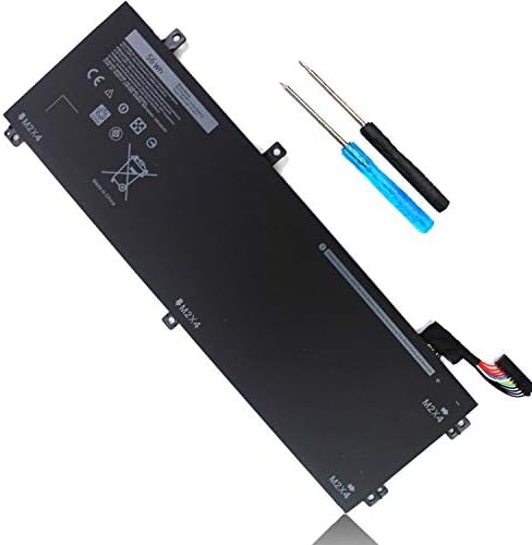 Emanjor 56Wh RRCGW H5H20 Laptop Battery for Dell XPS 15 9550 15-9550 9560 9570 Precision 5510 5520 5530 Series P56F P56F001 62MJV M7R96 0RRCGW 062MJV 5D91C 11.4V 3-Cell