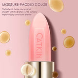 CATKIN Tinted Lip Balm Color Changing Lipstick Ultra Hydrating 100% Natural Lip Moistrurizer with Vitamin E Nourishing For Cracked & Dry Lips 0.12 oz Pink