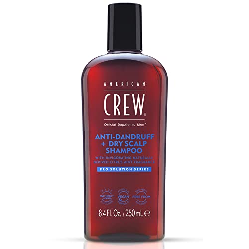 American Crew Anti-Dandruff + Dry Scalp Shampoo for Men, Citrus Mint Scent, 8.4 fl oz