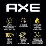 AXE Body Wash Black 4 Count 12h Refreshing Scent Cleanser Frozen Pear & Cedarwood Men's Body Wash with 100% Plant-Based Moisturizers 16 oz