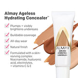 Almay Anti-Aging Concealer, Face Makeup with Hyaluronic Acid, Niacinamide, Vitamin C & E, Hypoallergenic-Fragrance Free, 005 Fair, 0.37 Fl Oz (Pack of 1)