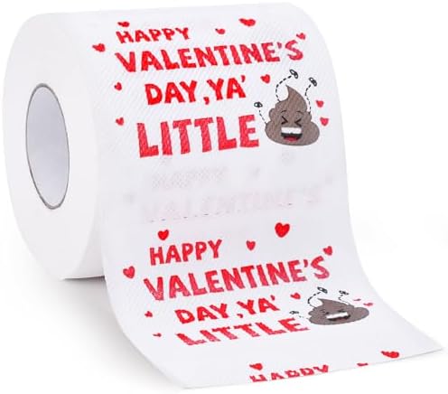 Valentines Day Gifts for Him Her, Romantic Novelty Gifts Toilet Paper, Funny Gag Gifts for Adults Men Women Boyfriend Girlfriend, Valentines Day Decor/Decorations for Party Supplies Valentine's Day