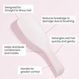 Tangle Teezer The Ultimate Detangling Brush, Dry and Wet Hair Brush Detangler for All Hair Types, Baby Pink & Mint