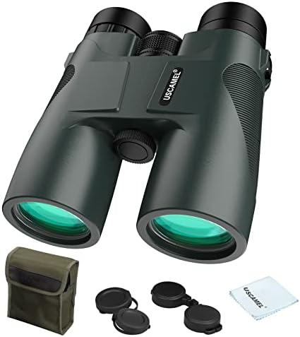 USCAMEL 10x42 Binoculars for Adults, High Power Waterproof Binoculars with Low Light Vision, Compact HD Professional Binoculars for Bird Watching Hunting Travel Hiking Stargazing