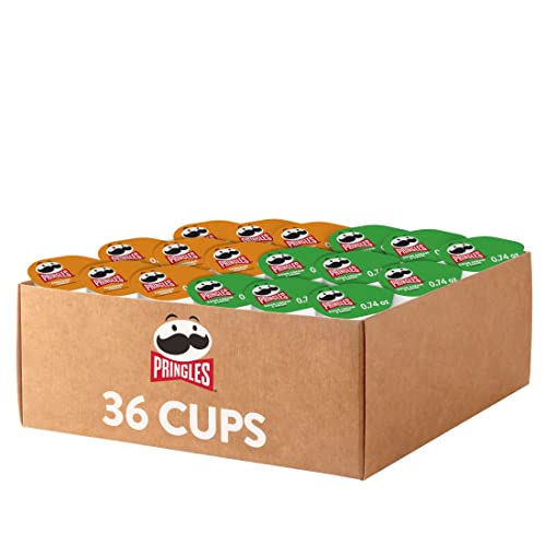 Pringles Potato Crisps Chips, Snack Stacks, Lunch Snacks, Office and Kids Snacks, Variety Pack (36 Cups)