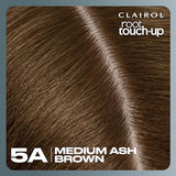 Clairol Root Touch-Up by Nice'n Easy Permanent Hair Dye, 5A Medium Ash Brown Hair Color, Pack of 2