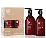 Luseta Argan Oil Sulfate Free Shampoo and Conditioner Set 2 x16.9Fl Oz Thickening for Hair Loss - Best for Damaged,Thin, Dry, Curly Hair - Smoothing & Nourishing