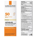 La Roche-Posay Anthelios Mineral Ultra-Light Face Sunscreen SPF 50, Zinc Oxide Sunscreen for Face, 100% Mineral Sunblock, Oil Free Sunscreen for Sensitive Skin, Daily Sun Protection