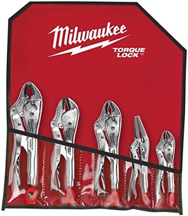 Milwaukee 5-Pc. Torque Lock Locking Pliers Set, Model Number 48-22-3695