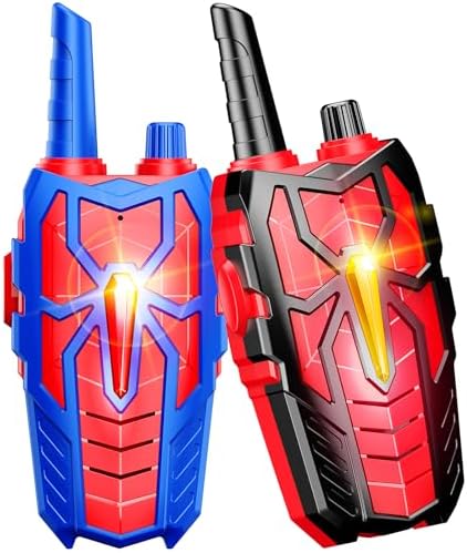 Walkie Talkies Toys for Kids : Easter Gifts for Boys Ages 3 4 5 6 7 8 9 10 Kids Walkie Talkies 2 Pack Outdoor Hiking Toy for 5-7 Year Old Boy Birthday Gift 2 Way Radio for Boys Kids Age 3-12