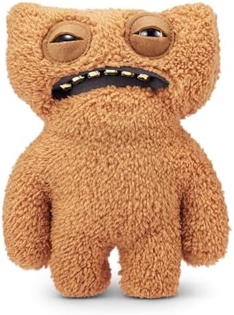 Gold Fuggs by ZURU Funny Ugly Monster, Plush, Collectible, Toy (Gnawing Terror - Teeth)