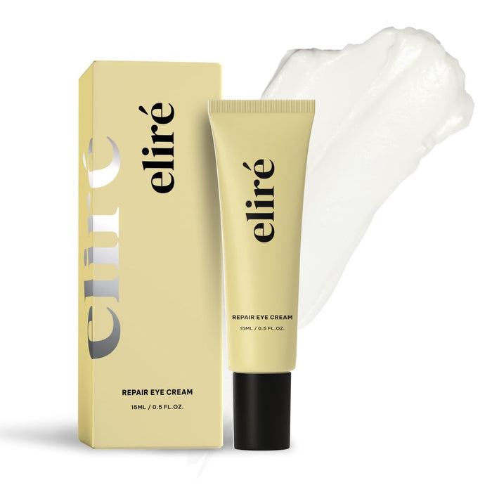 Eliré Repair Eye Cream - Restores and Strengthens Delicate Under-Eye Skin - With Ceramides and Caffeine - Reduces Fine Lines, Wrinkles and Puffiness - Fast-Absorbing - Dermatologist-Tested - 15ml