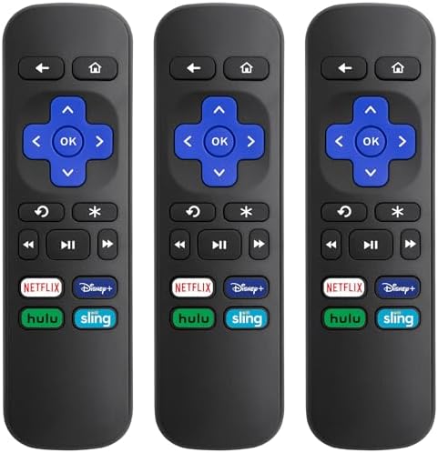Replacement Remote for Roku Express, for Roku Premiere, for Roku Box, for Roku Player, for Roku 1 2 3 4