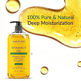 MAJESTIC PURE Vitamin E Oil | 100% Pure and Natural Cold Pressed Vitamin E oil for Skin, Scars, Face, Nails, Hair, Scalp | 20,000 IU | Non-GMO Verified | Hair & Body Oil | 8 Fl Oz