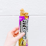 FITCRUNCH Snack Size Protein Bars, Designed by Robert Irvine, 6-Layer Baked Bar, 1g of Sugar, Gluten Free & Soft Cake Core (18 Bars, Peanut Butter and Jelly)