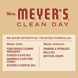 MRS. MEYER'S CLEAN DAY Moisturizing Body Wash for Women and Men, Biodegradable Shower Gel Formula Made with Essential Oils, Oat Blossom, 16 oz Bottle, Pack of 3