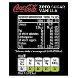 COCA-COLA Zero Sugar Vanilla 8 x 330ml Cans