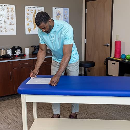 BodyMed Headrest Paper Tissue Sheets – Tissue Paper Squares for Chiropractic Exam Table or Massage Table – White – 12-Inch x 12-Inch – with Nose Slit (1,000 per Box)