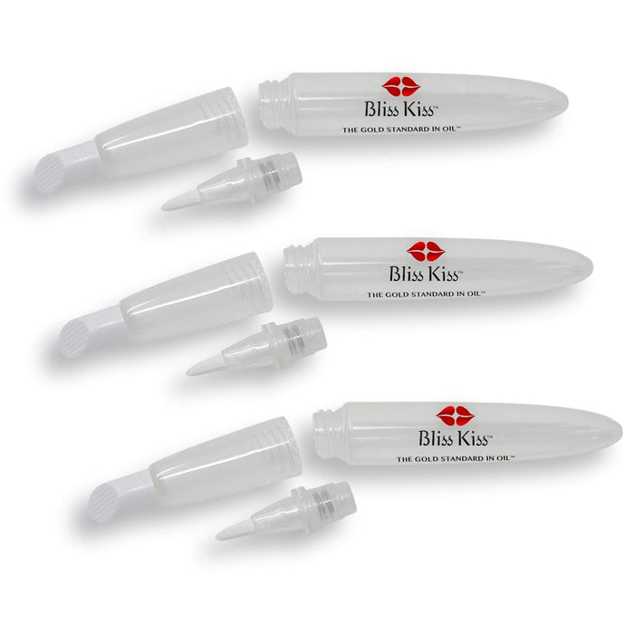 Bliss Kiss Refillable Empty Squeeze Cuticle Pens, perfect for holding Simply Pure Nail & Cuticle Oil - 3 Pack