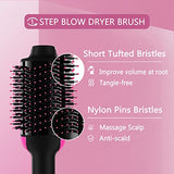 Hair Dryer Brush Blow Dryer Brush in One, 4 in 1 Styling Tools with Ceramic Oval Barrel, and Styler Volumizer, Hot Air Straightener Brush for All Hair Types