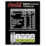 COCA-COLA Zero Sugar Vanilla 8 x 330ml Cans