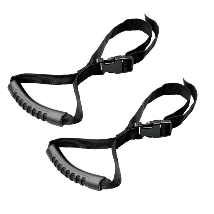 Automotive Adjustable Standing Aid Safety Handle Vehicle Support Grip Handle Disability Help Car Hand Hook- 2 pcs (Black)