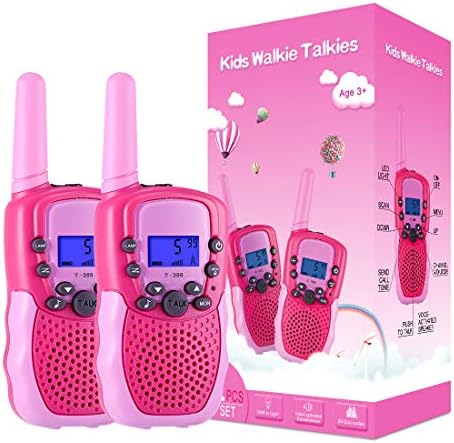 Selieve Toys for 3-12 Year Old Girls Boys, Walkie Talkies for Kids 22 Channels 2 Way Radio Toy with Backlit LCD Flashlight, 3 Miles Range for Outside, Camping, Hiking