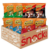 Cheetos Cheese Flavored Snacks, Variety Pack, (Pack of 40)