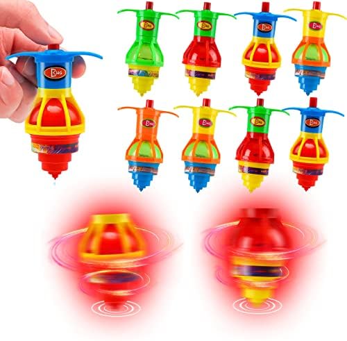 20PCS Starhig Light Up Spinning Tops for Kids, LED Light Up Flashing Spinning Tops，Gyroscope Novelty Bulk Toys Party Favors