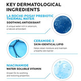 La Roche-Posay Toleriane Double Repair Matte Face Moisturizer, Daily Gel Moisturizer For Oily Skin Control with Niacinamide, Oil-Free, Non-Comedogenic, Moisturizing for Sensitive Skin