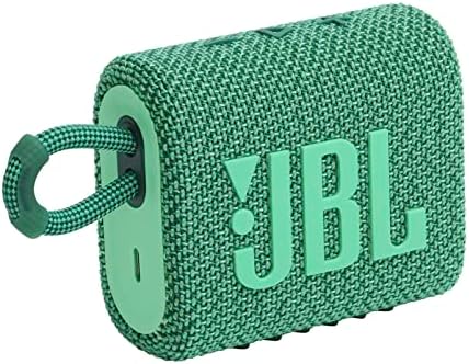 JBL JBLGO3ECOGRNAM-Z Go 3 Eco Portable Bluetooth Speaker, Green - Certified Refurbished