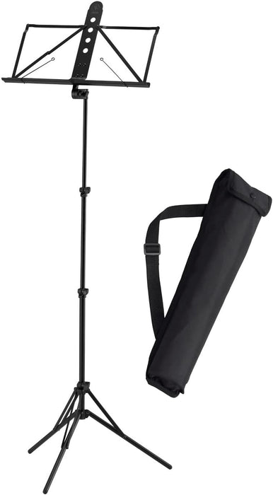 YAMAHA MS-260AL Lightweight Music Stand, Aluminum, Foldable, Easy to Carry, Soft Case Included