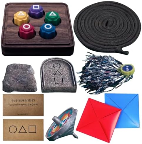 2025 Gonggi Korean Game Set, DDAKJI Korean Folk Stone Catching Games, Gonggi Jack Stone Pebbles Set for Party Games, Family Travel Games, Weekend Night Games