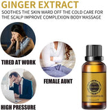 Belly Drainage Ginger Oil, Ginger Oil Lymphatic Drainage Massage Oil, Natural Lymphatic Drainage Ginger Oil,Ginger Massage Oil,Plant Aroma Oil, Natural Ginger Essential Oil (10 Pack)