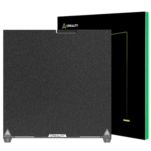 Creality K2 Plus Build Plate 370x370mm Textured PEI Sheet Spring Steel Magnetic K2 Plus Bed Plate Original Build Plate for Creality K2 Plus