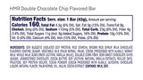 HMR Bar, Double Chocolate Chip Protein Bar | Nutritious Snack to Support Weight Maintenance | Low Calorie Dessert | 10g of Protein | 24 Count