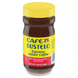 Bustelo®' Instant Coffee - Bold and Rich Espresso Flavor, 100% Arabica Beans, 7.05 oz Jar plus (1) LR60™ Coffee Powder Spoon (1) LR60™ Cleaning Brush