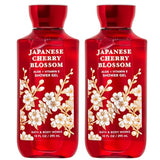 Bath and Body Works Japanese Cherry Blossom Shower Gel Gift Sets For Women 10 Oz 2 Pack (Japanese Cherry Blossom)