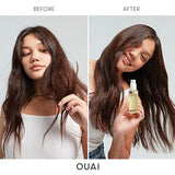 OUAI Hair Oil - Hair Heat Protectant Oil for Frizz Control - Adds Hair Shine and Smooths Split Ends - Color Safe Formula - Paraben, Phthalate and Sulfate Free (0.45 oz)