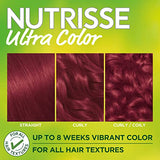 Garnier Hair Color Nutrisse Ultra Color Nourishing Creme, R3 Light Intense Auburn (Red Hibiscus) Permanent Hair Dye, 2 Count (Packaging May Vary)