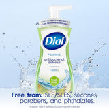 Dial Antibacterial Foaming Hand Wash, Fresh Pear, 7.5 fl oz Pack of 6)