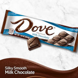 DOVE Milk Chocolate Singles Size Candy Bar 1.44 Ounce (Pack of 18)