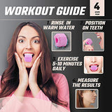 Jawzrsize Pop 'N Go Jaw, Face, and Neck Exerciser - Define Your Jawline, Slim and Tone Your Face, Look Younger and Healthier - Helps Reduce Stress and Cravings - Facial Exerciser (Beginner Pink)