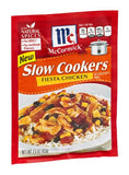 McCormick Slow Cookers Fiesta Chicken Seasoning Mix 1.5 ounce